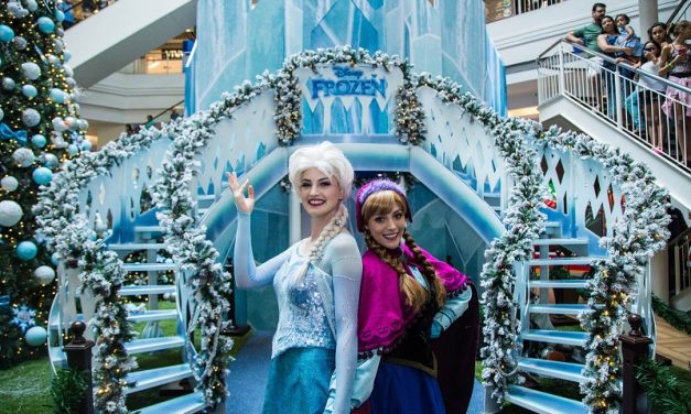 Anna e Elsa se encontram com o público no Shopping Tijuca