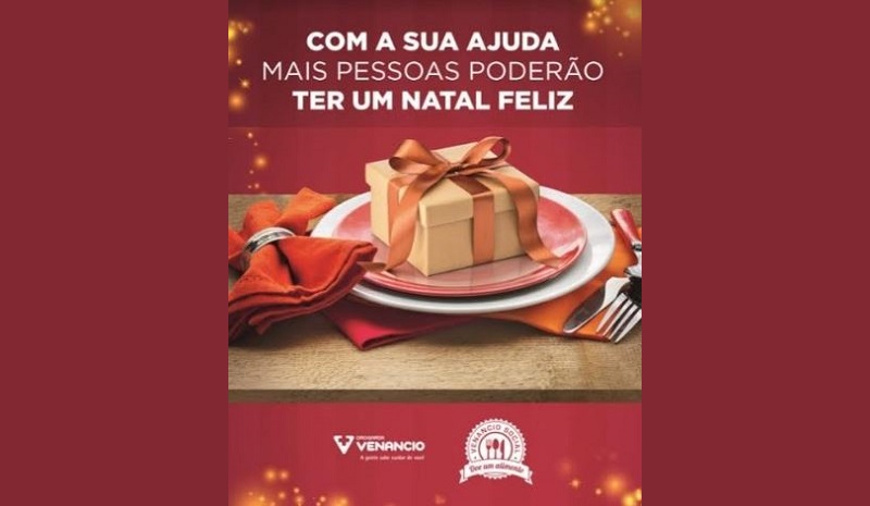 Drogaria Venancio promove campanha de arrecadação de alimentos no Natal