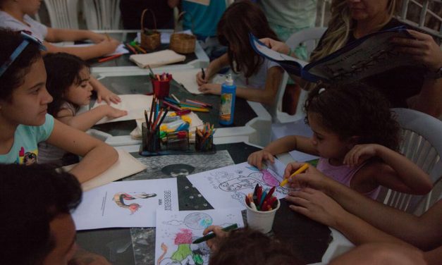 Oficina cultural criativa para crianças na Tijuca