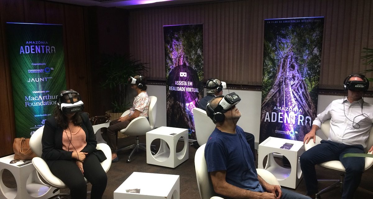 Experiência em realidade virtual sobre a Floresta Amazônica é a nova atração do Centro de Visitantes Paineiras