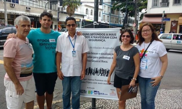 Mobilização promovida pelo NaTijuca, ACIT e Caminha Rio é aprovada pela população