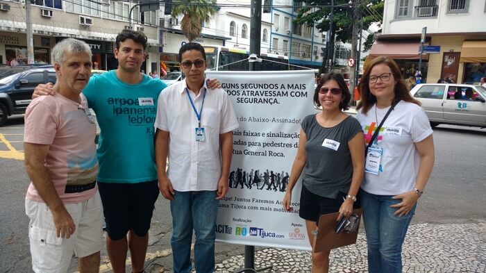 Mobilização promovida pelo NaTijuca, ACIT e Caminha Rio é aprovada pela população