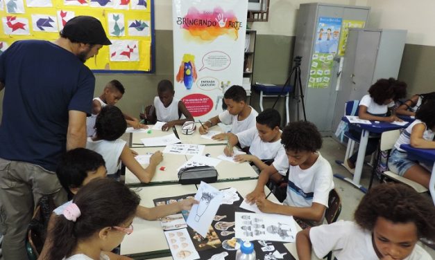 Oficina de artes beneficia alunos da rede pública na Tijuca