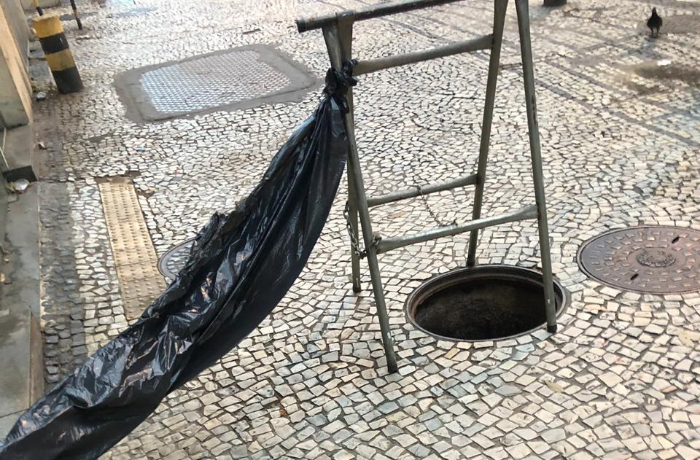 Moradores de Vila Isabel denunciam furtos de tampas de bueiros