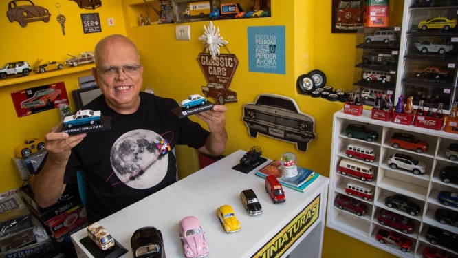 Loja na Tijuca atrai colecionadores de carros em miniatura