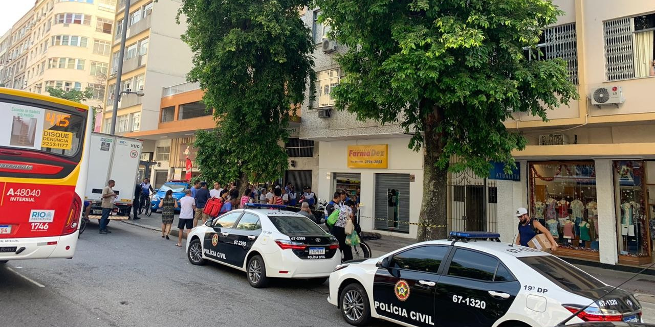 Suspeito de assaltar cliente de agência bancária é morto a tiros na Tijuca